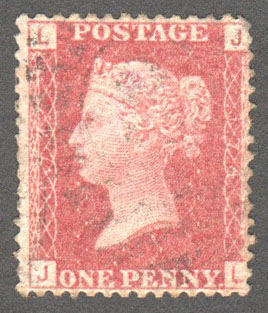 Great Britain Scott 33 Used Plate 174 - JL - Click Image to Close